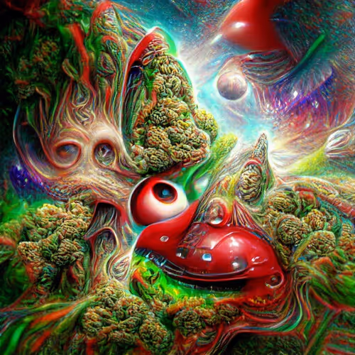 Dope Gans early AI artwork