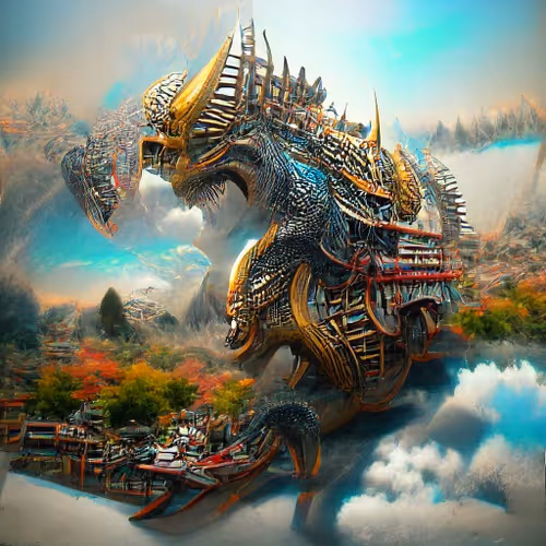 Dope Gans generative AI artwork