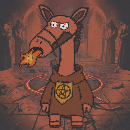 MOS WORLD demon character illustration